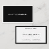 Elegant stijlvol design, modern, professioneel des visitekaartje (Voorkant / Achterkant)