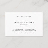 Elegant stijlvol design, professioneel, modern visitekaartje (Achterkant)