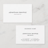 Elegant stijlvol design, professioneel, modern visitekaartje (Voorkant / Achterkant)