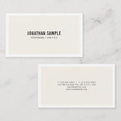 Elegant, stijlvol design, stijlvol lettertype, mod visitekaartje (Voorkant / Achterkant)