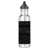 Elegant stijlvol, donkergrijs, professionele kunst waterfles  (Links)