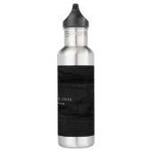 Elegant stijlvol, donkergrijs, professionele kunst waterfles  (Rechts)