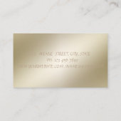 Elegant stijlvol, elastisch gestreept, as, lips visitekaartje (Achterkant)