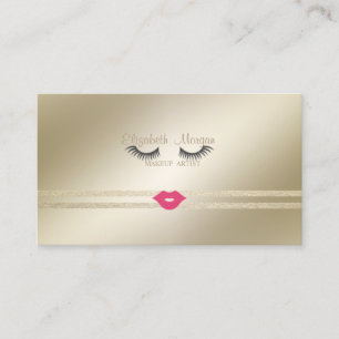 Elegant stijlvol, elastisch gestreept, as, lips visitekaartje