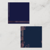 elegant stijlvol floranje notitiekaartje (Voorkant / Achterkant)