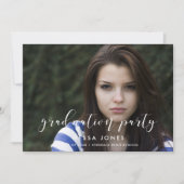 Elegant stijlvol fotograaf uitnodiging (Voorkant)