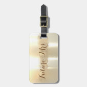 Elegant stijlvol, Future Mrs., Folie Brush Stroke Bagagelabel (Voorkant verticaal)