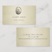 Elegant stijlvol, geavanceerd, bril visitekaartje (Voorkant / Achterkant)