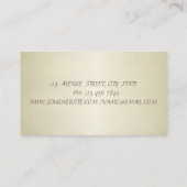 Elegant stijlvol, geavanceerd, bril visitekaartje (Achterkant)