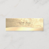 Elegant stijlvol, geavanceerd mini visitekaartje (Voorkant)