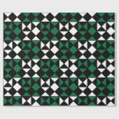 Elegant stijlvol geometrisch patroon cadeaupapier (Vlak)