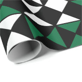 Elegant stijlvol geometrisch patroon cadeaupapier (Rol Hoek)