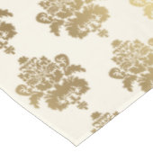 Elegant stijlvol Ggloed Gold Damask Tafelkleed (Gekanteld)