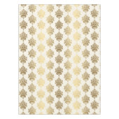Elegant stijlvol Ggloed Gold Damask Tafelkleed (Voorkant)