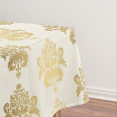 Elegant stijlvol Ggloed Gold Damask Tafelkleed (Voorbeeld)
