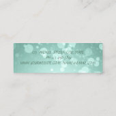 Elegant Stijlvol Glamoureus Proffesional Green Bok Mini Visitekaartje (Achterkant)