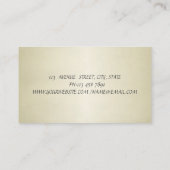 Elegant Stijlvol glanzend diamant - Glitter Faux L Visitekaartje (Achterkant)