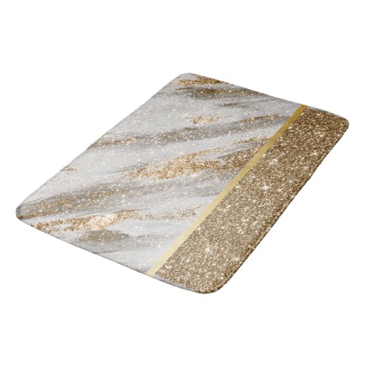 Elegant Stijlvol Glitter Shiny Badmat (Gekanteld)