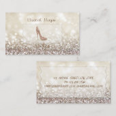 Elegant stijlvol, glittery Bokeh, hoge hoogte Visitekaartje (Voorkant / Achterkant)