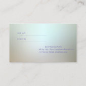 Elegant,Stijlvol,Glittery Faux-as Aanbevelingskaartje (Achterkant)