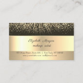 Elegant stijlvol, Gold, Black, Confetti Loyalty Ka (Achterkant)