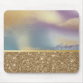 Elegant stijlvol Gold Glitter Colorful Muismat (Voorkant)