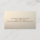 Elegant, stijlvol, Gold Lijst, Confetti, Macarons Visitekaartje (Achterkant)