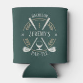 Elegant Stijlvol Golf Par-t-shirt Bachelor Party C Blikjeskoeler (Achterkant)