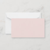 elegant stijlvol goud dank je baby shower foto notitiekaartje (Achterkant)