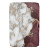 Elegant Stijlvol goud Glitter Stone Marble Badmat (Voorkant Verticaal)