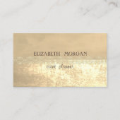 Elegant stijlvol goud, kant visitekaartje (Voorkant)