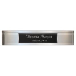 Elegant stijlvol goud naambordje