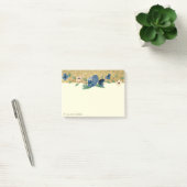 Elegant Stijlvol, Gouden Glitters, Bloemmotief Post-it® Notes (Kantoor)