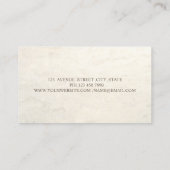 Elegant stijlvol, gouden Stippen Visitekaartje (Achterkant)