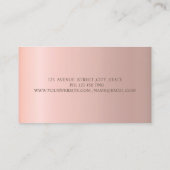 Elegant stijlvol, gouden Stippen Visitekaartje (Achterkant)