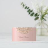 Elegant stijlvol, gouden Stippen Visitekaartje (Staand voorkant)