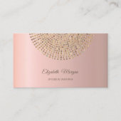 Elegant stijlvol, gouden Stippen Visitekaartje (Voorkant)