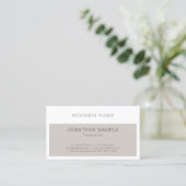 Elegant stijlvol grafisch ontwerp Modern gewoon lu Visitekaartje (Staand voorkant)