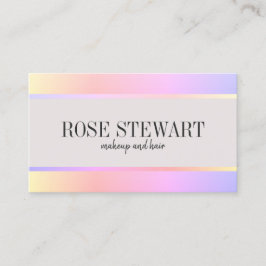 Elegant, stijlvol holografisch en haarfijn visitekaartje