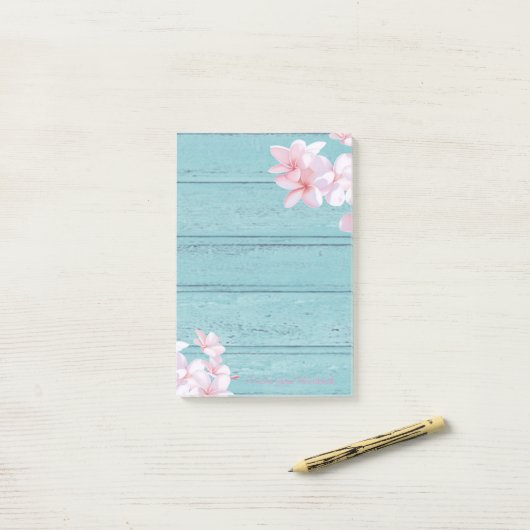 Elegant stijlvol, houtextuur, Cherry Tree Post-it® Notes (Op bureau)