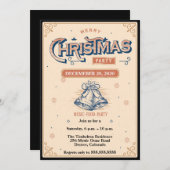 Elegant  stijlvol kerstontwerp kaart (Voorkant / Achterkant)