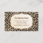 Elegant stijlvol lendenmodel voor kunstmatig afdru visitekaartje (Achterkant)