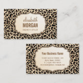 Elegant stijlvol lendenmodel voor kunstmatig afdru visitekaartje (Voorkant / Achterkant)