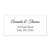 Elegant stijlvol lettertype zelfinktende stempel (Design)