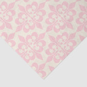 Elegant Stijlvol Licht Baby Roze Damask Decoupage Tissuepapier (Detail)