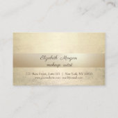 Elegant stijlvol, lichtgevend, stripe Macarons Klantenkaartje (Achterkant)