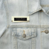 Elegant stijlvol Lijst, goudglitter Naamplaatje (In situ)