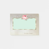 Elegant stijlvol, Lijst, Roos Post-it® Notes (Voorkant)