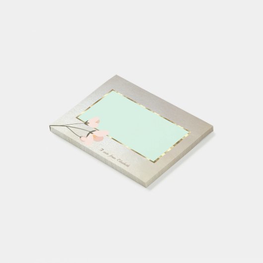 Elegant stijlvol, Lijst, ventilator Post-it® Notes (Schuin)