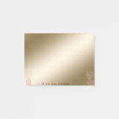 Elegant stijlvol, meisje, ananas post-it® notes (Voorkant)